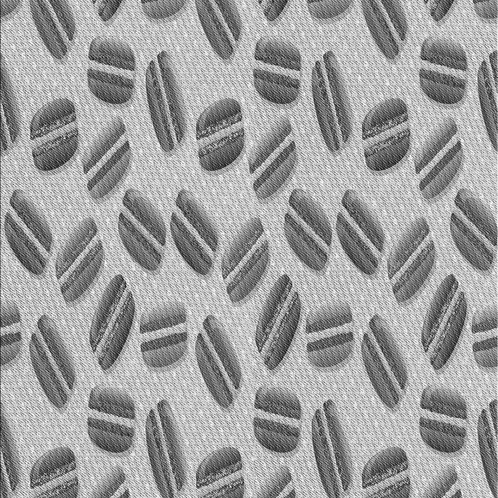 Patterned Platinum Silver Gray Rug, pat1856gry