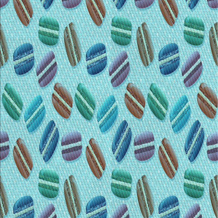 Patterned Deep-Sea Green Rug, pat1856lblu