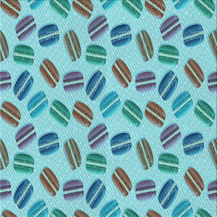 Round Machine Washable Transitional Deep-Sea Green Rug, wshpat1856lblu