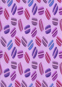 Machine Washable Transitional Pastel Purple Pink Rug, wshpat1856pur