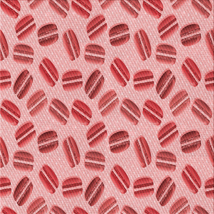 Round Patterned Pastel Pink Rug, pat1856rd