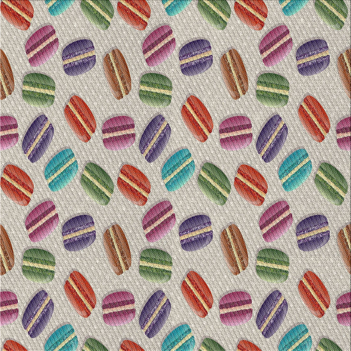 Square Patterned Rosy Purple Novelty Rug, pat1856