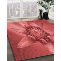Patterned Red Rug, pat1857rd