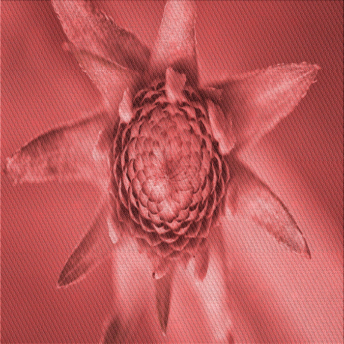 Round Patterned Red Rug, pat1857rd