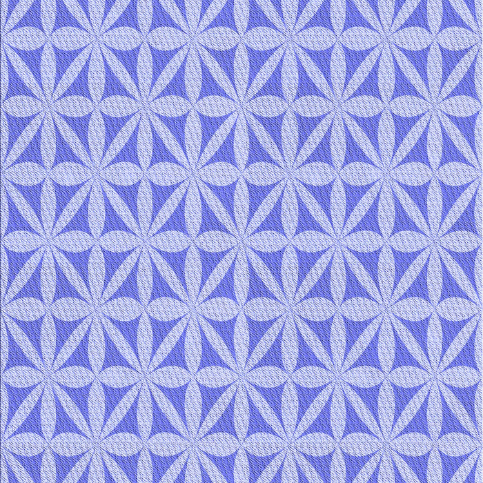 Patterned Light Slate Blue Rug, pat1858blu