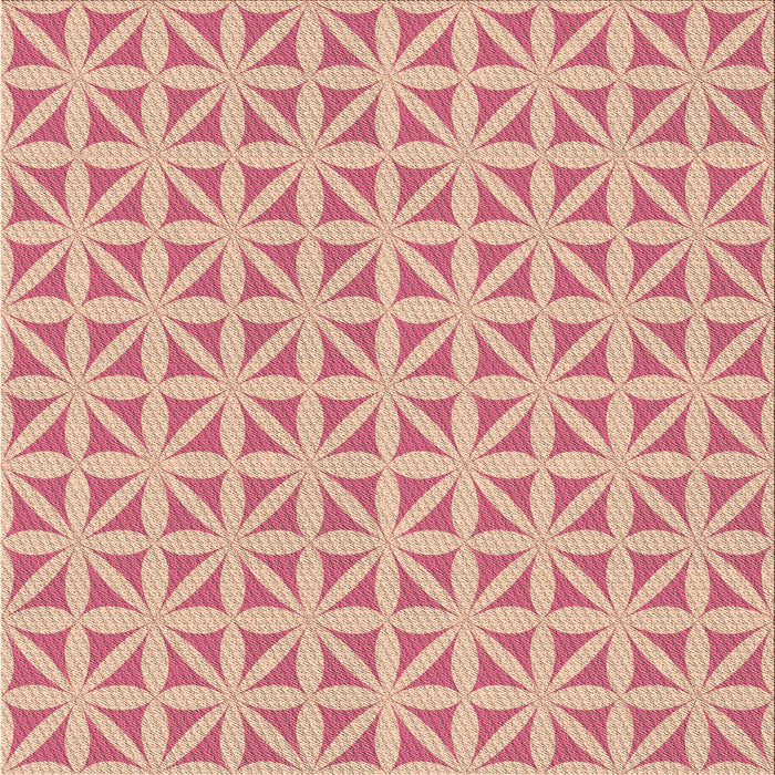 Round Machine Washable Transitional Red Rug, wshpat1858brn