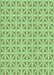 Patterned Green Rug, pat1858grn