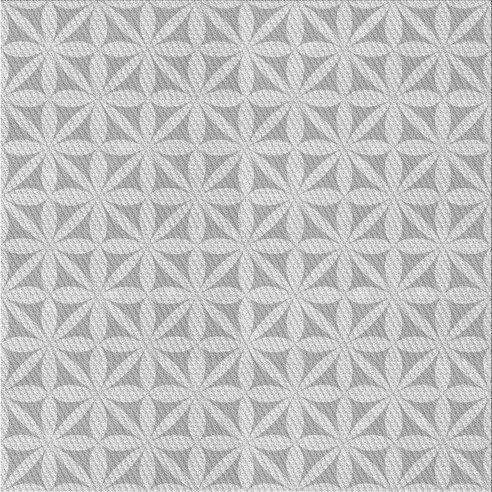 Round Patterned Dark Gray Rug, pat1858gry