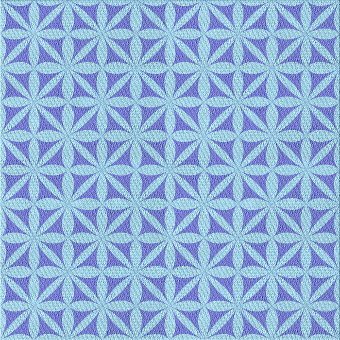 Round Machine Washable Transitional Blue Rug, wshpat1858lblu