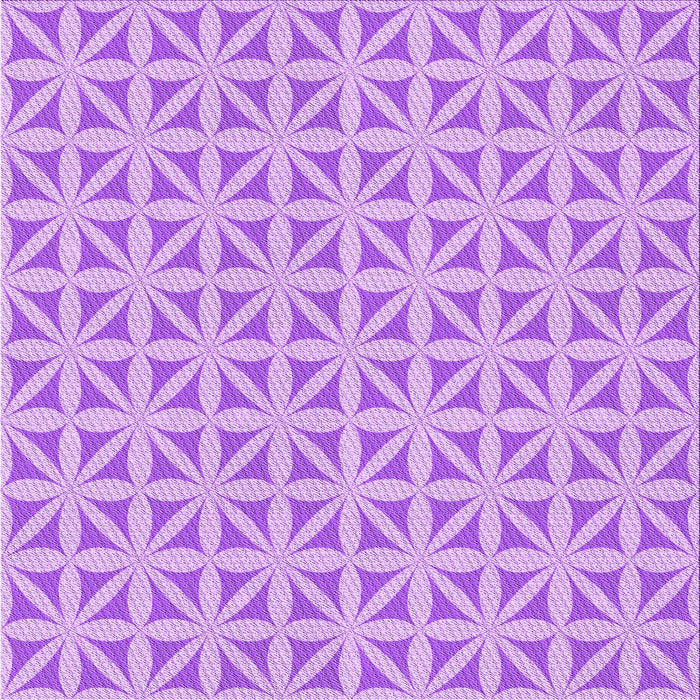 Round Machine Washable Transitional Blossom Pink Rug, wshpat1858pur