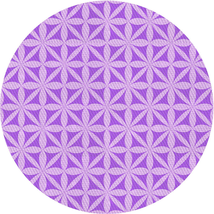 Square Machine Washable Transitional Blossom Pink Rug in a Living Room, wshpat1858pur