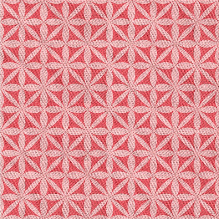 Round Machine Washable Transitional Pastel Pink Rug, wshpat1858rd