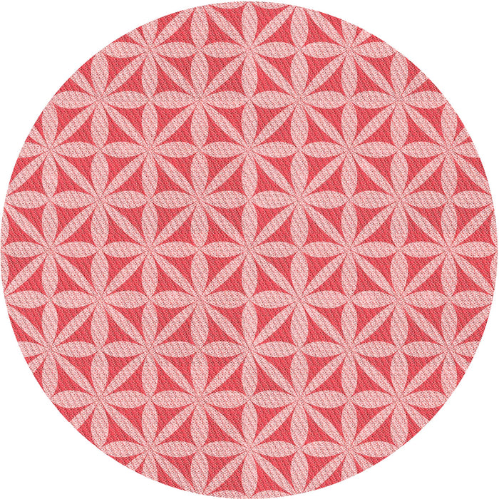 Square Machine Washable Transitional Pastel Pink Rug in a Living Room, wshpat1858rd