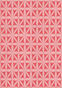 Machine Washable Transitional Pastel Pink Rug, wshpat1858rd