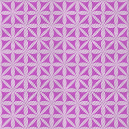 Square Patterned Blossom Pink Novelty Rug, pat1858