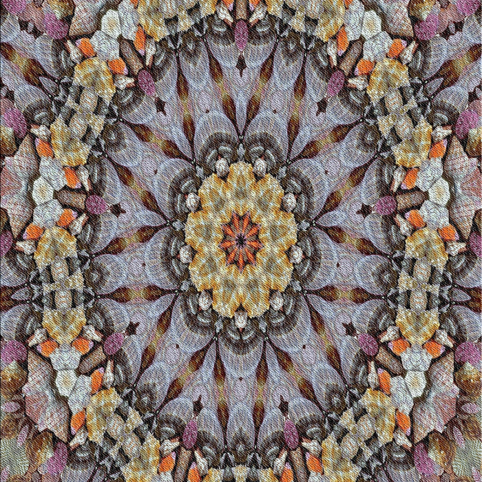 Patterned Bakers Brown Novelty Rug, pat185