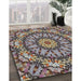 Machine Washable Transitional Bakers Brown Rug in a Family Room, wshpat185