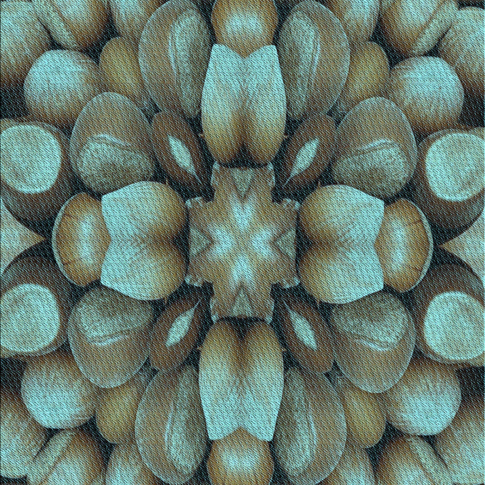 Patterned Western Charcoal Gray Rug, pat186lblu