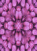 Patterned Medium Violet Red Pink Rug, pat186pur