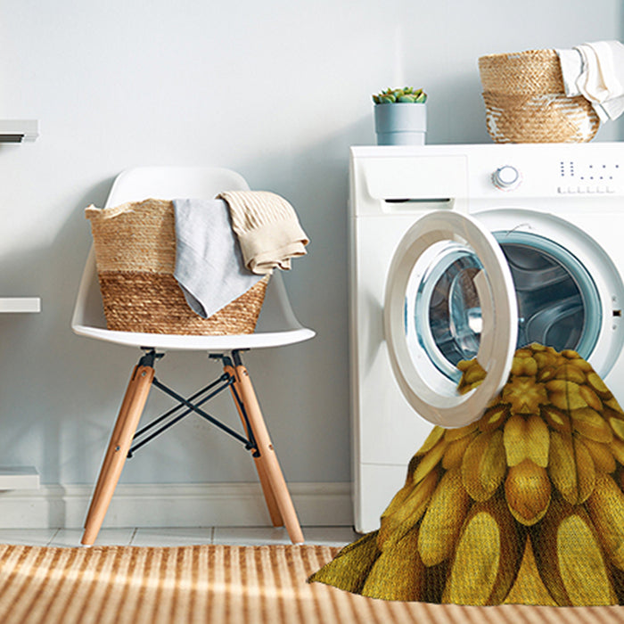 Machine Washable Transitional Mahogany Brown Rug in a Washing Machine, wshpat186yw