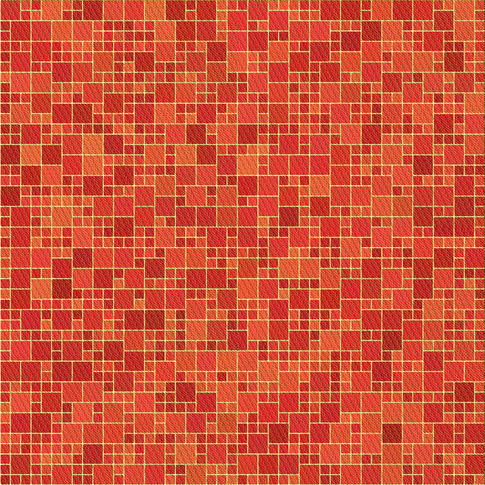 Round Patterned Neon Orange Rug, pat1860yw