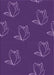 Patterned Dark Orchid Purple Rug, pat1861pur