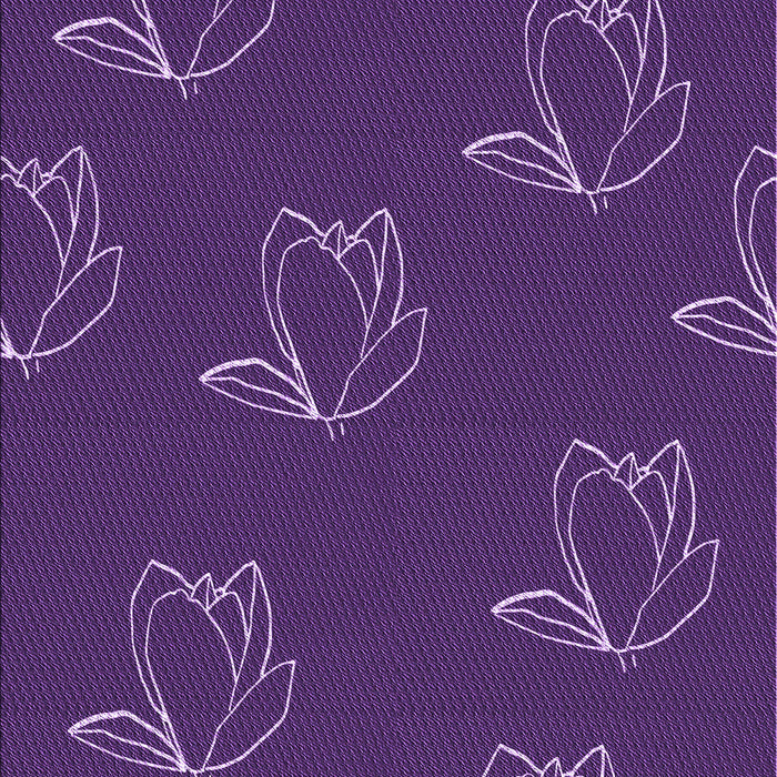 Patterned Dark Orchid Purple Rug, pat1861pur