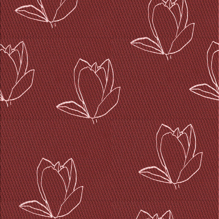 Machine Washable Transitional Cranberry Red Rug, wshpat1861rd
