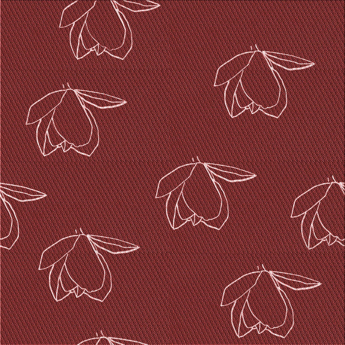 Round Machine Washable Transitional Cranberry Red Rug, wshpat1861rd