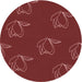 Square Patterned Cranberry Red Rug, pat1861rd