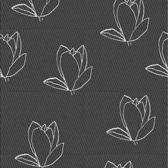 Machine Washable Transitional Silver Gray Rug, wshpat1861