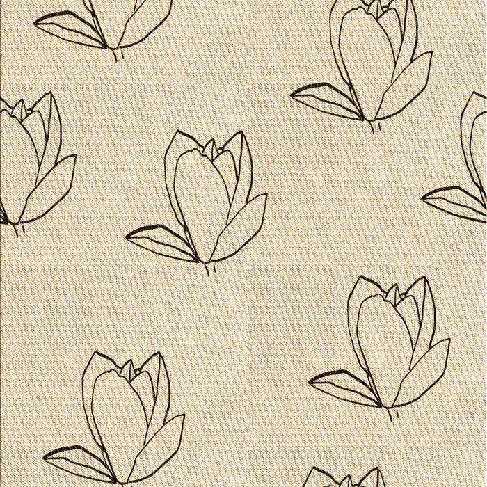 Patterned Moccasin Beige Rug, pat1862brn