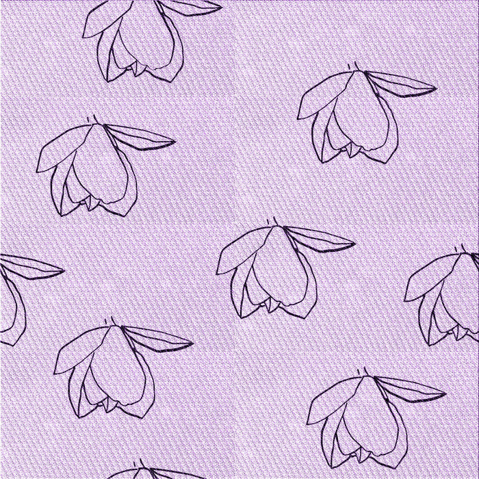 Round Patterned Bright Lilac Purple Rug, pat1862pur