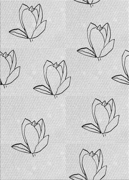 Patterned Dark Gray Novelty Rug, pat1862