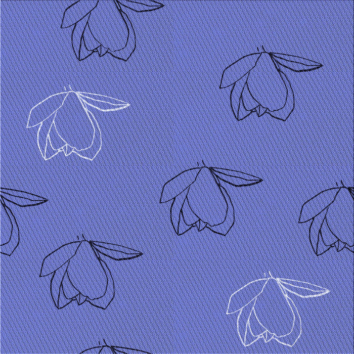 Round Patterned Sky Blue Rug, pat1863blu