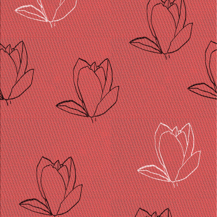 Patterned Red Rug, pat1863rd