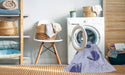 Machine Washable Transitional Lavender Blue Rug in a Washing Machine, wshpat1864blu