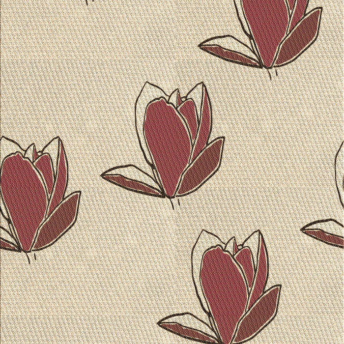 Patterned Navajo White Gold Rug, pat1864brn