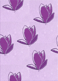 Machine Washable Transitional Purple Rug, wshpat1864pur