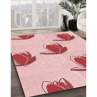 Patterned Red Rug, pat1864rd