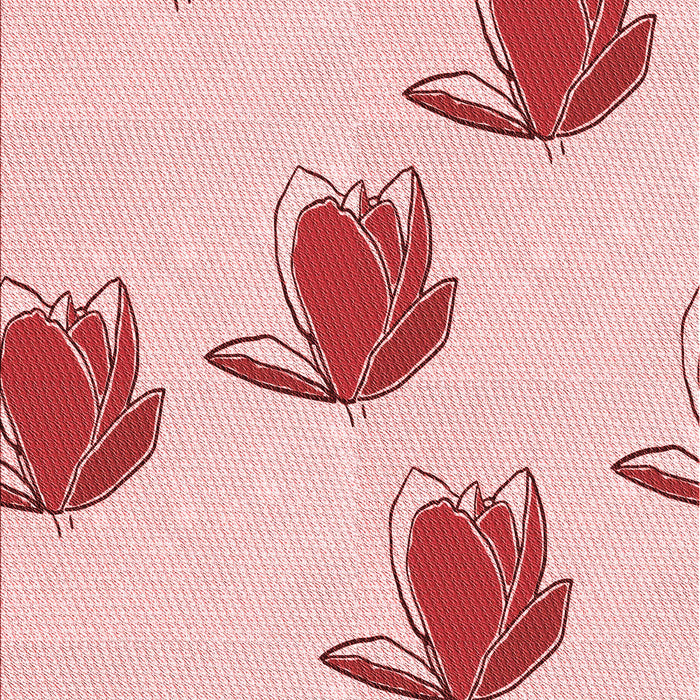 Machine Washable Transitional Red Rug, wshpat1864rd