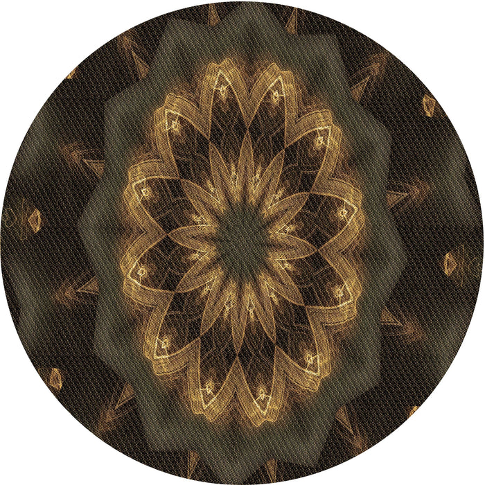 Square Machine Washable Transitional Red Brown Rug in a Living Room, wshpat1866brn