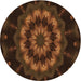 Square Machine Washable Transitional Mahogany Brown Rug in a Living Room, wshpat1866org