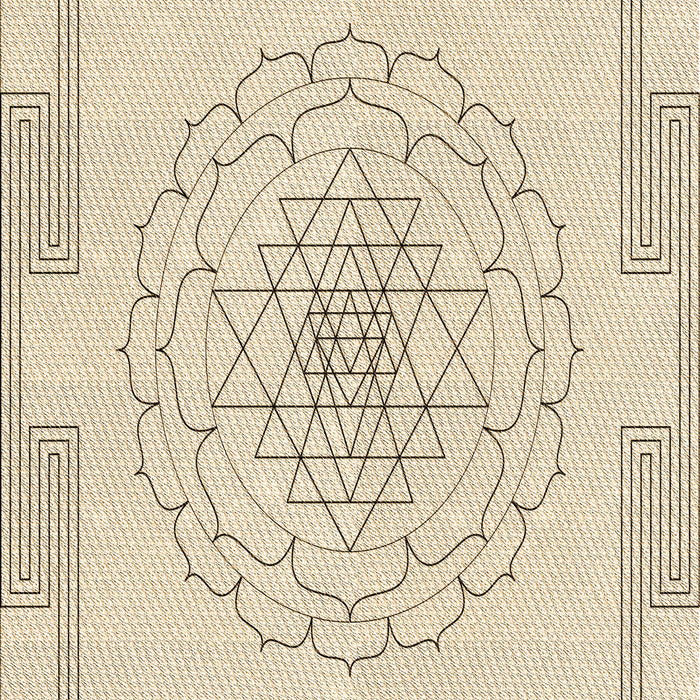 Patterned Moccasin Beige Rug, pat1867brn