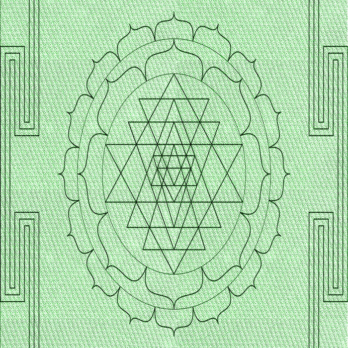 Machine Washable Transitional Mint Green Rug, wshpat1867grn