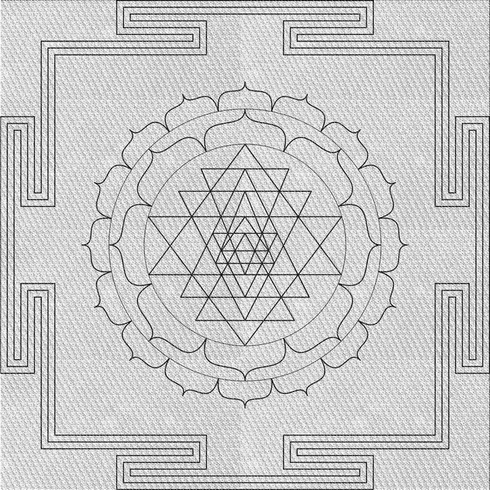 Round Patterned Platinum Gray Rug, pat1867gry