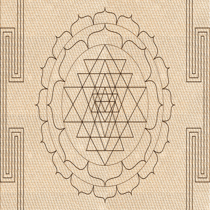 Patterned Peru Brown Rug, pat1867org