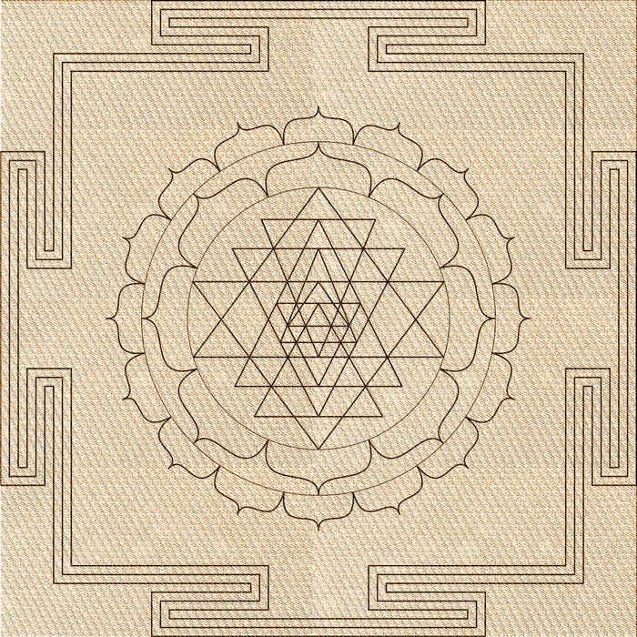 Round Patterned Peru Brown Rug, pat1867org