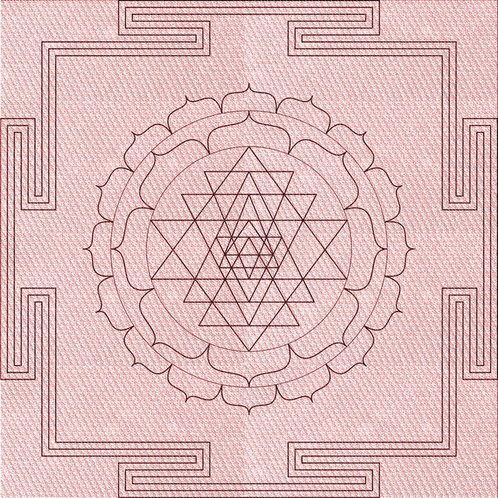 Round Patterned Pink Rug, pat1867rd