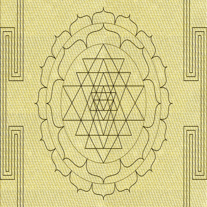 Patterned Sun Yellow Rug, pat1867yw